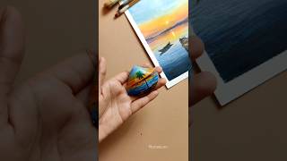 #sunset#art#painting#sunsetview#acrylicpaintings#seashell#shell#acrylic#easyart#arttutorial#paint