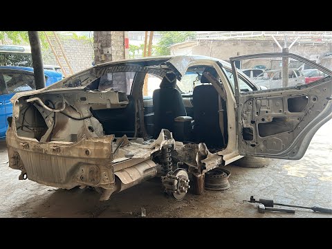 Toyota Corolla Altis Rear Side Accident Repair | Full Quarter Panel & Body Restoration