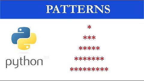 Pyramid Pattern in Python || Print Triangle Star Pattern in Python - Python Patterns