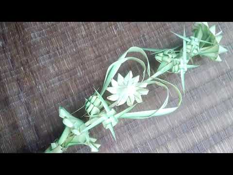 how-to-make-palm-flower-bouquet(used-the-date-tree-leaves)