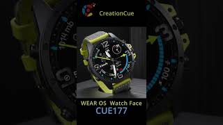 WEAR OS Watch Face CUE177