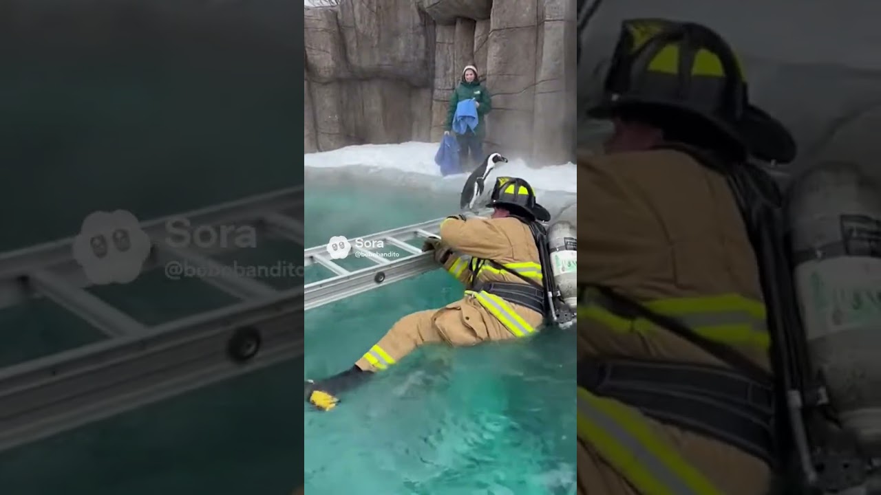 When your rescue call is extra cool  