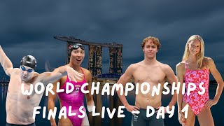 LIVE: Day 1 Finals Commentary – 2025 World Aquatics Championships