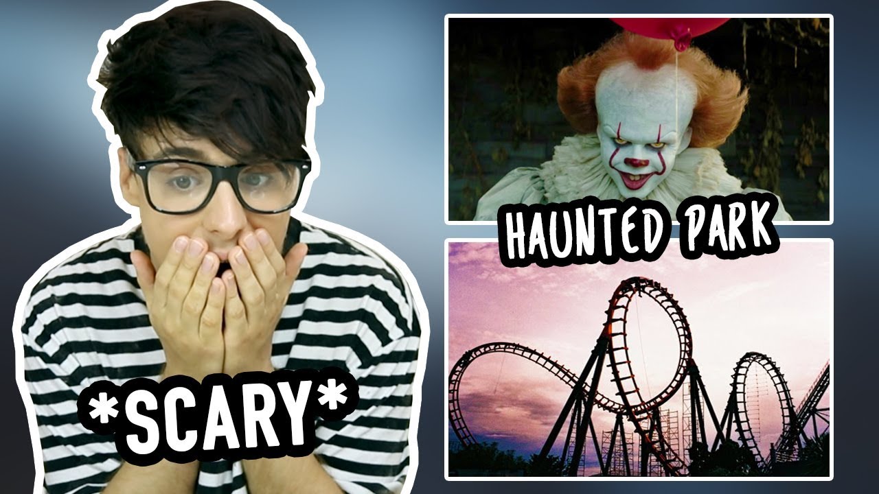i spent the night at a HAUNTED THEME PARK *scary* | Raphael Gomes