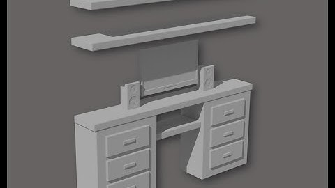 Blender: Modeling Cutaway Two Rooms (Part 1)