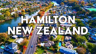 Driving Around The Beautiful Suburbs Of Hamilton, New Zealand In 4k HDR