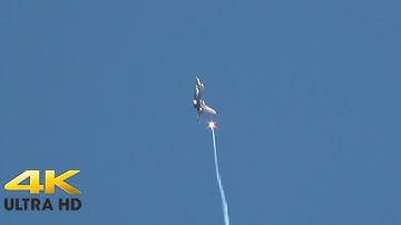 F-16 Max Performance Climb With FLARES