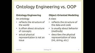 SemWeb2019-L06: Ontologies 101 - by Luigi De Russis