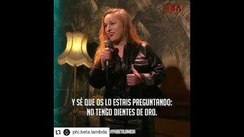 Bianca Kovacs (actriz y humorista) video completo en PHI BETA LAMBDA