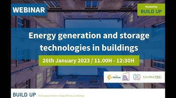 Webinar - Energy generation and storage technologies in buildings