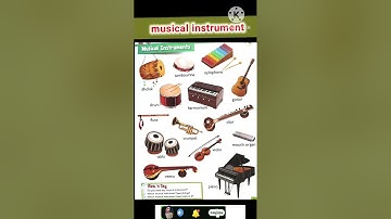 Musical Instruments Names / musical instrument Sounds for Kids #shorts