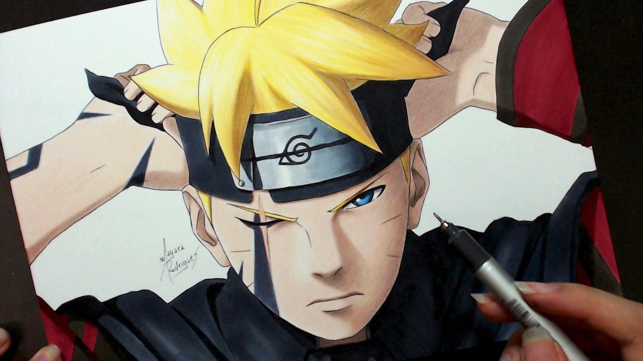 Speed Drawing Boruto Uzumaki Boruto Naruto Next Generations