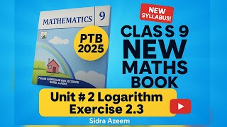 Exercise 2.3 | Class 9 Mathematics | PTB 2025 | Complete Solutions #class9maths #newbookclass9maths