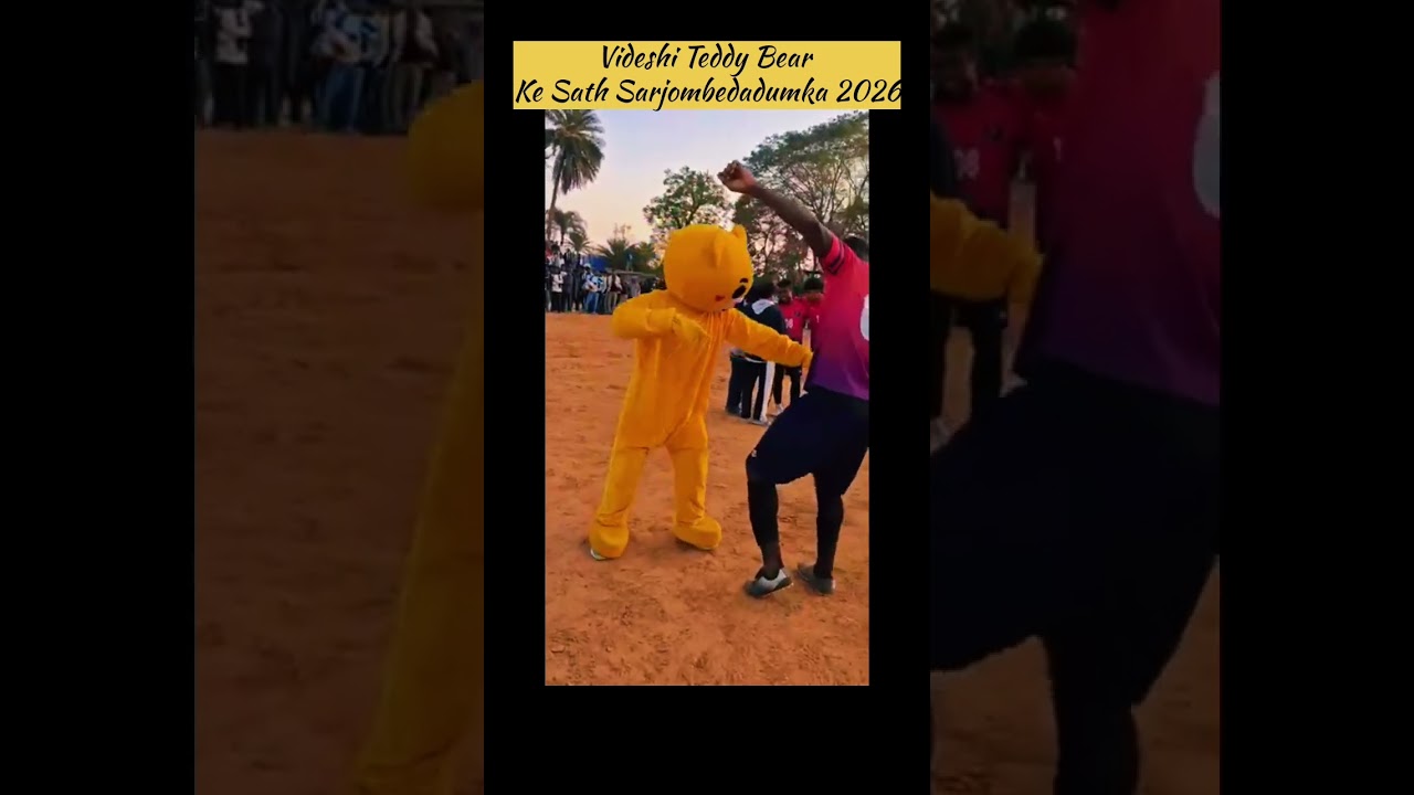 Videshi Teddy Bear Ke Sath Sarjombeda2 Dance 