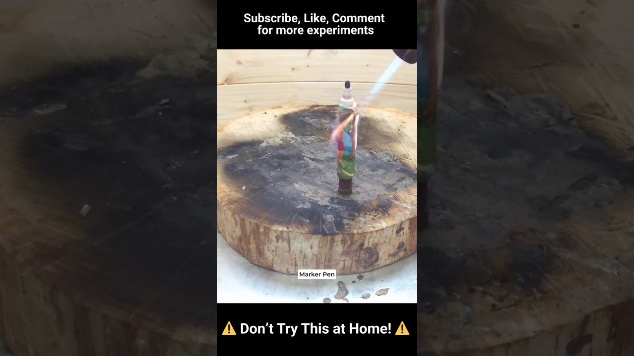 Marker Pen 🔥 Torch Test  