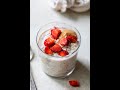 OVERNIGHT OATS RECIPE  | perfect for health + weight loss #shorts #oatmeal