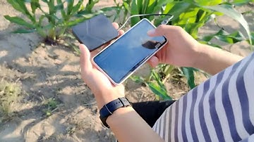 How to use the handheld GPS point device to map the routes