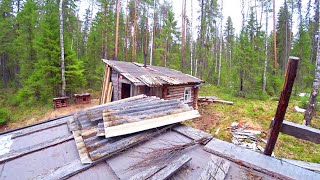 Ремонтирую таёжную беседку Новый рубероид меня расстроил Сегодня на ужин будет уха из Сайры 5 серия. Видео: Ремонтирую таёжную беседку Новый рубероид меня расстроил Сегодня на ужин будет уха из Сайры 5 серия.