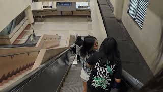 Philippines, Metro Manila, Ayala MRT Station, 1X escalator