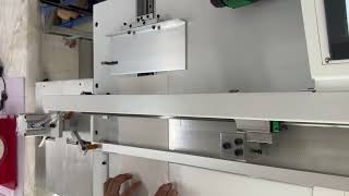 One-button adjustment video of electric grooving machine