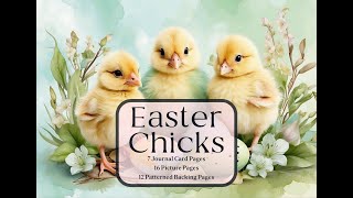Easter Chicks Journal Kit