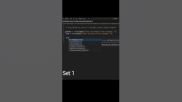 Calculating the area of a Triangle #shorts #coding #pythonprogramming