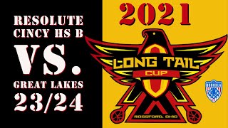 Resolute Cincy HS B vs. Great Lakes 23/24 (Long Tail Cup Box Lacrosse Tournament 2021)