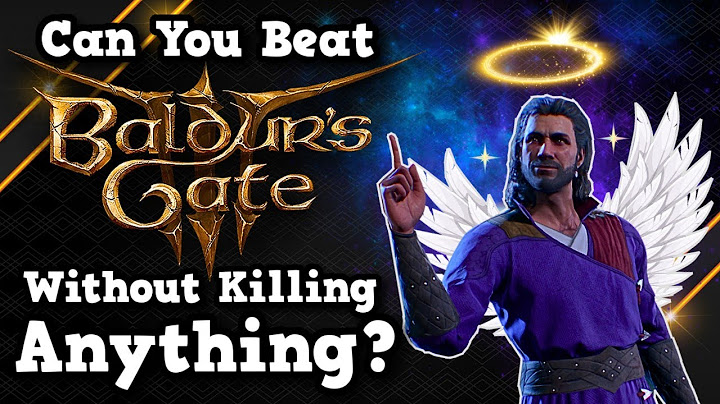 Can You Beat Baldur's Gate 3 Without Killing Anything?