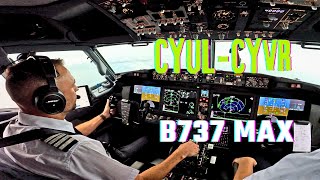 4K Boeing 737 Montreal to Vancouver Flight, FULL ATC!