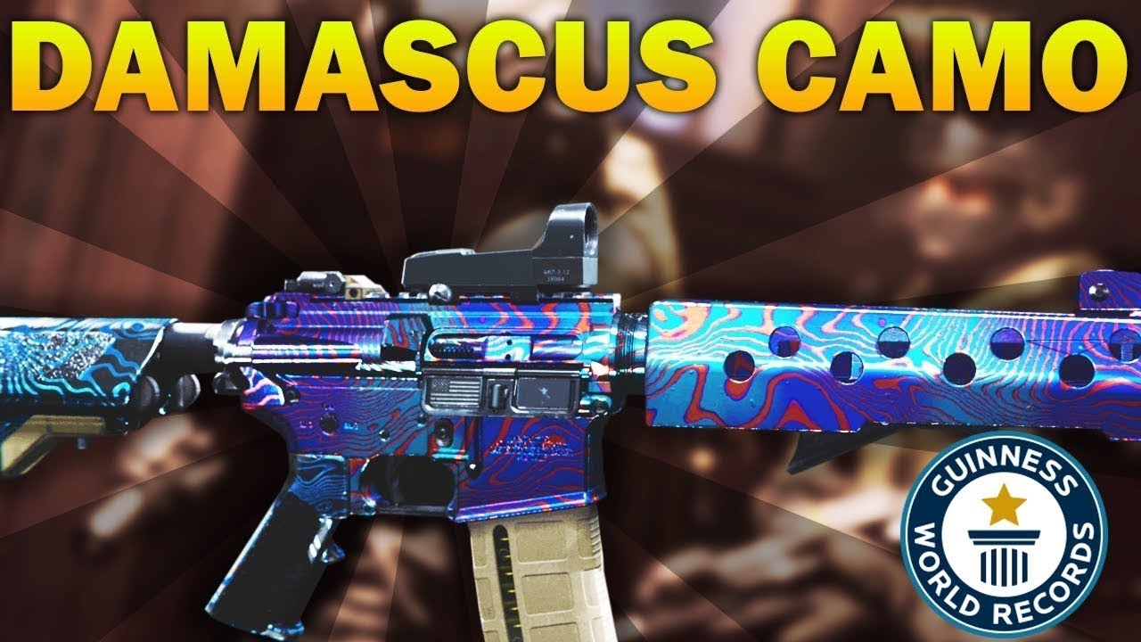 How To Get Damascus Camo Fast (Modern Warfare) YouTube