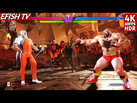 JP vs Zangief (Hardest AI) - Street Fighter 6 | 4K 60FPS HDR