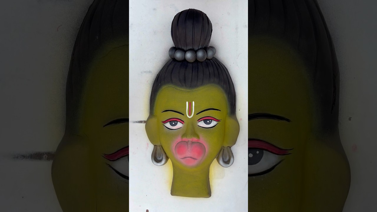 hanuman ji mitti murti makings/ hanuman idol makings/hanuman clay making 