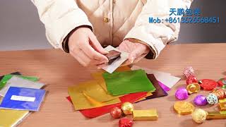 Chocolate Foil Wrapping