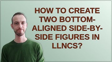 Tex: How to create two bottom-aligned side-by-side figures in llncs?