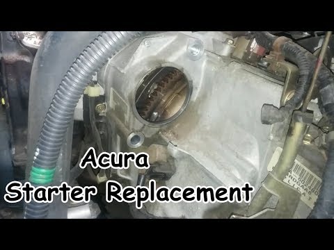 Acura 3.2L TL / CL Starter Motor Replacement