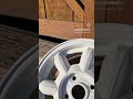 #enkeiwheels powder coated in Super Durable White with a splash of Bronze Chrome. #powdercoat