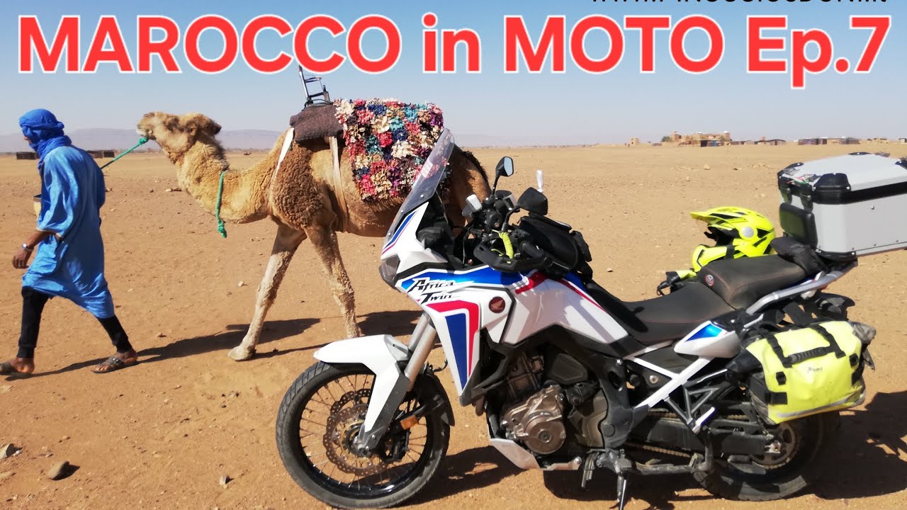 MAROCCO in MOTO on-off 👉 Ep.7 Jebel Saghro, Zagora, Dune di Tinfou 😍🔝