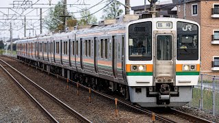 【臨時列車】211系5000番台LL12編成+313系8000番台S1編成 臨時列車 2024年4月13日