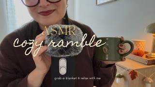 ASMR cozy relaxing fall morning 🍂 (fluffy mic, close whispers, personal attention) screenshot 4
