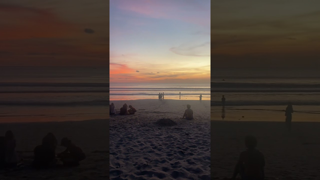 Sunset at Kuta Beach (Bali, Indonesia) 