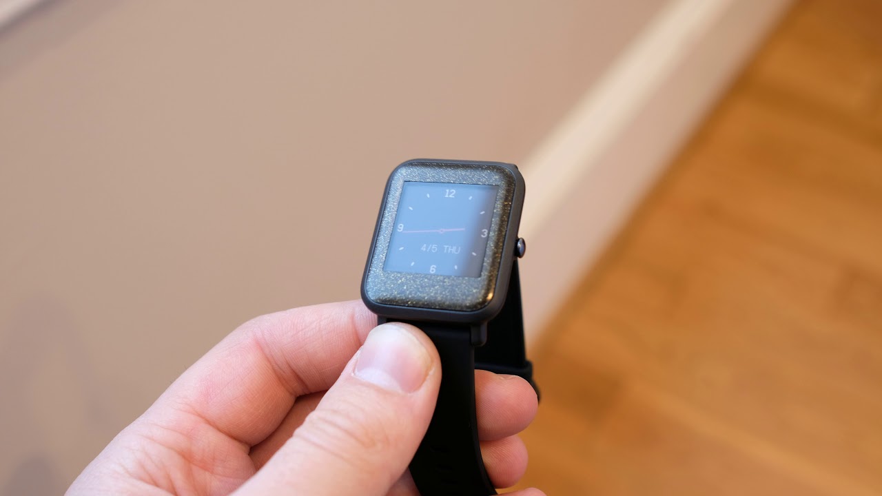 GadgetWraps Amazfit Bip Matte Gold Dust Skin and Screen Protector