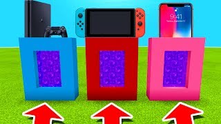 Minecraft PE : DO NOT CHOOSE THE WRONG PORTAL! (Playstation, Nintendo Switch & iPhone)