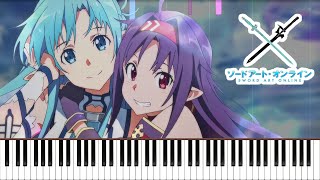 You Are Not Alone - Sword Art Online II Piano Cover | Sheet Music [4K]