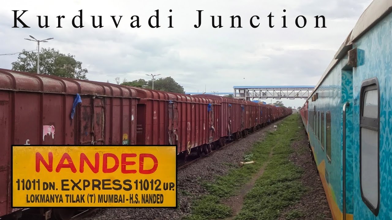 kurduvadi-junction-arrival-departure-nanded-mumbai-express-youtube