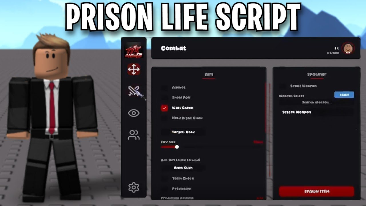 PRISON LIFE SCRIPT | NO KEY| MOBILE & PC