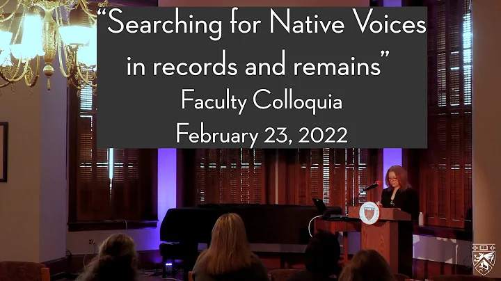 Faculty Colloquia - Keely McCarthy