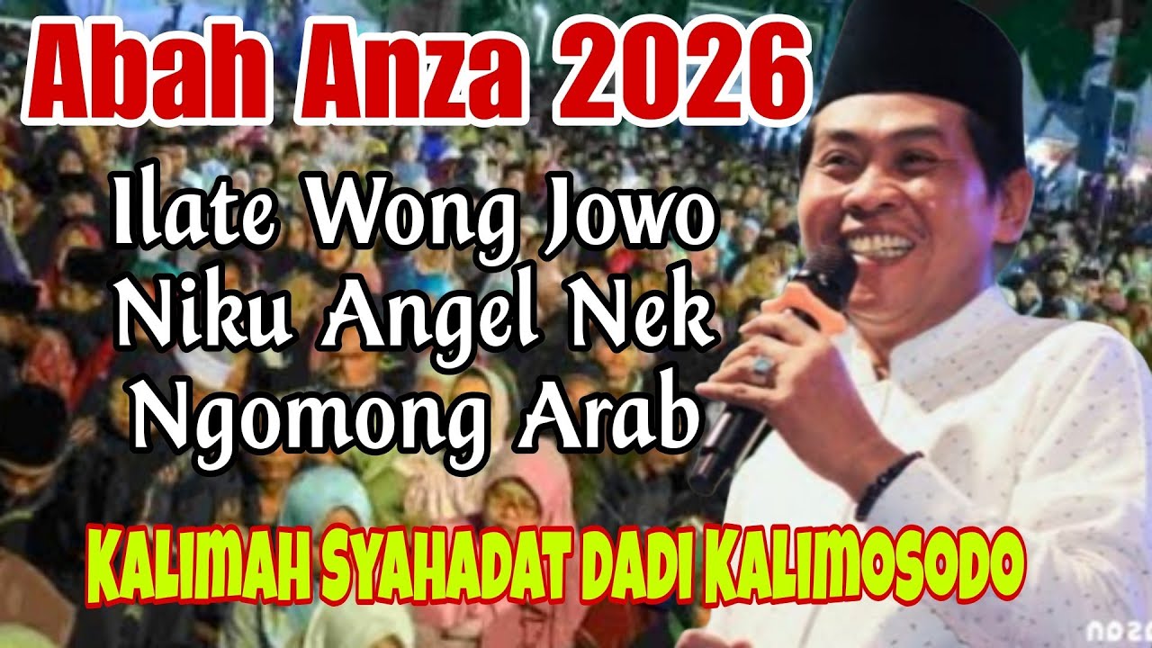 CERAMAH LUCU KH ANWAR ZAHID TERBARU ♥️ ILATE WONG JOWO NIKU ANGEL NEK DIKON NGOMONG BOSO ARAB