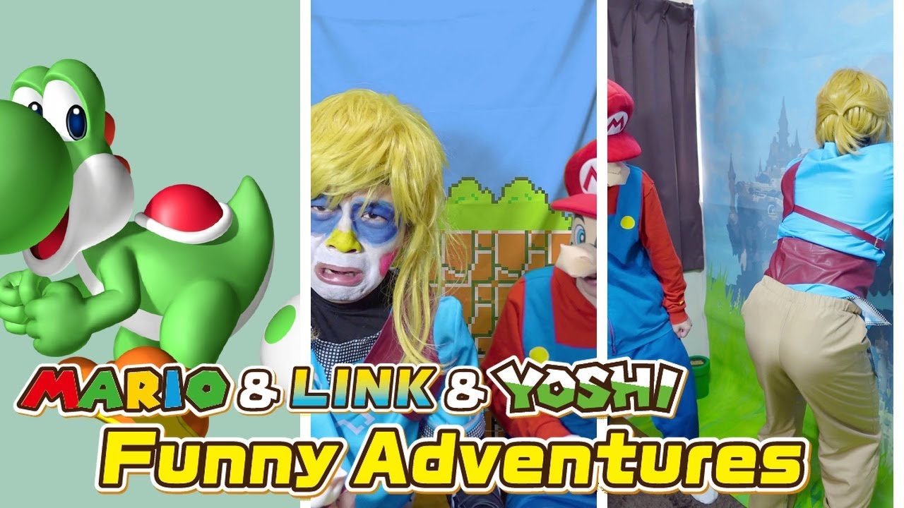 The Funny Adventures of Mario & Link ＆ Yoshi 🤣 ＃5049