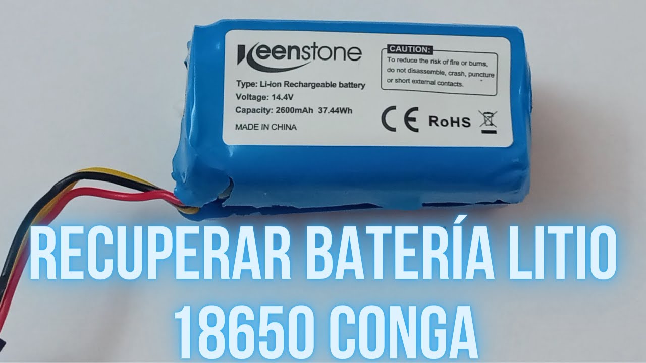 Recover Conga 1390 18650 lithium battery 