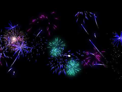 Background loops Fogos De Artifício Celebração Ano Novo